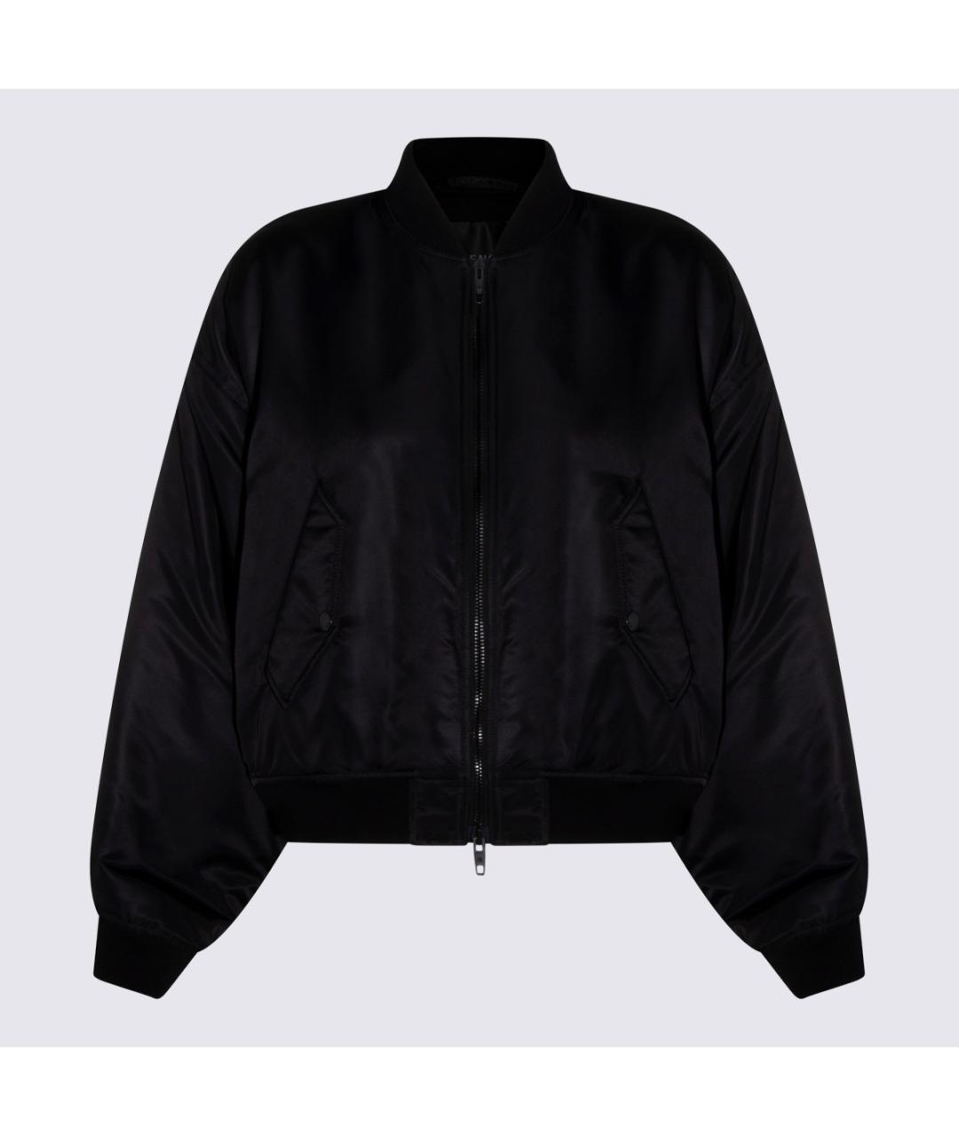 BALENCIAGA Черная синтетическая куртка, фото 5