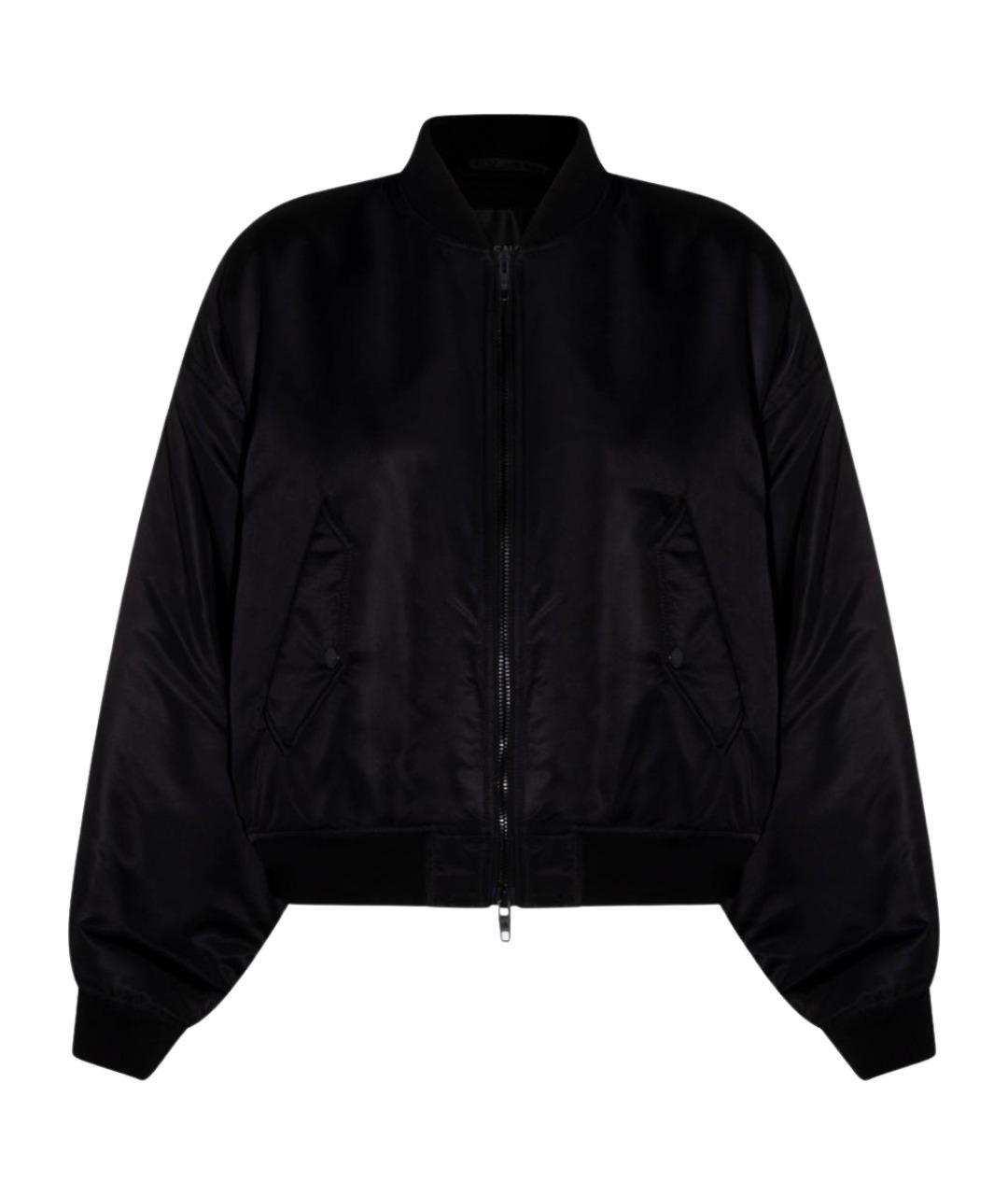 BALENCIAGA Черная синтетическая куртка, фото 1