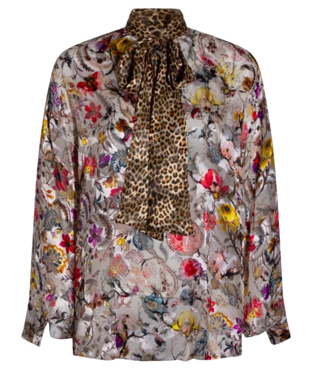 ROBERTO CAVALLI Мульти вискозная рубашка, фото 1