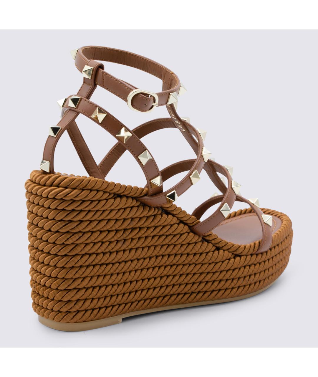 VALENTINO Кожаные босоножки, фото 3