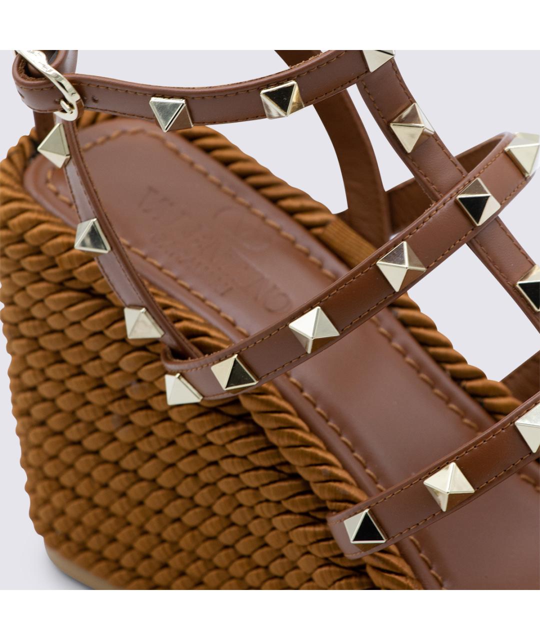 VALENTINO Кожаные босоножки, фото 4