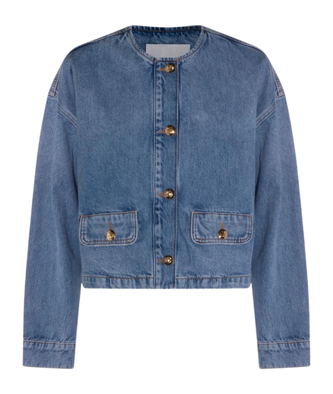 ANINE BING Синяя полиэстеровая куртка, фото 1