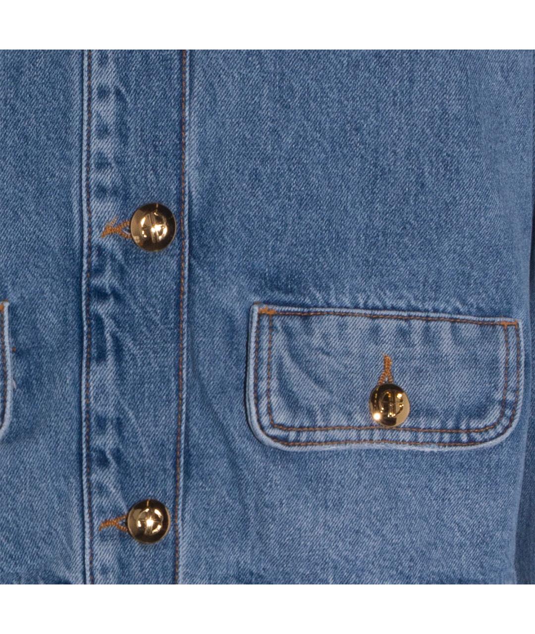 ANINE BING Синяя полиэстеровая куртка, фото 3