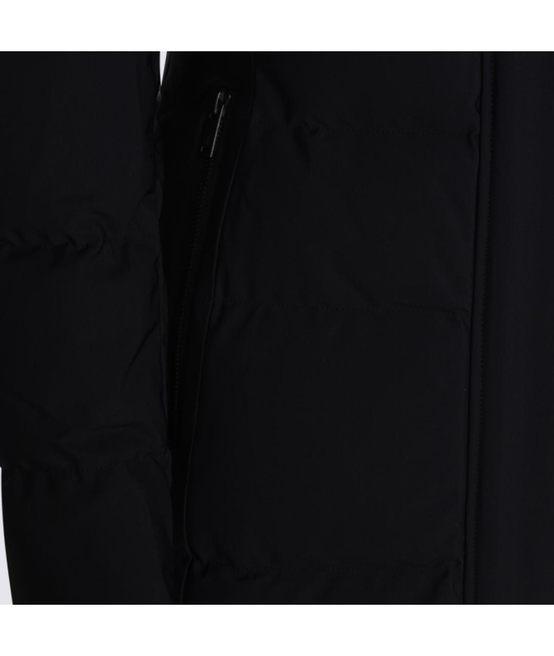 MOOSE KNUCKLES Черный полиамидовый пуховик, фото 3