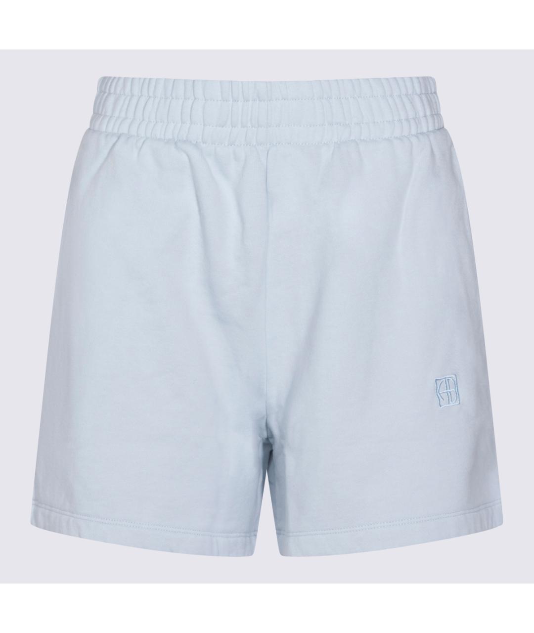 ANINE BING Голубые хлопковые шорты, фото 4