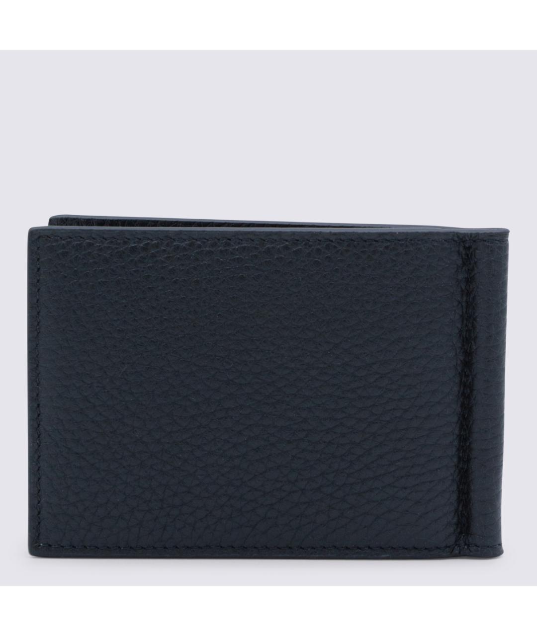 MONTBLANC Черный кожаный кошелек, фото 3