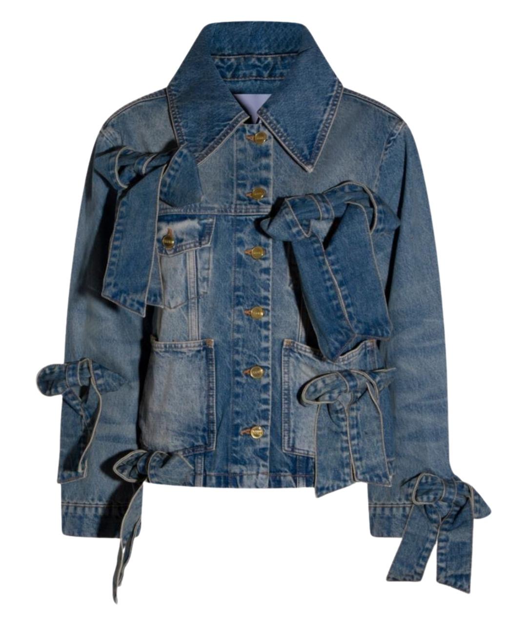GANNI Синяя деним куртка, фото 1