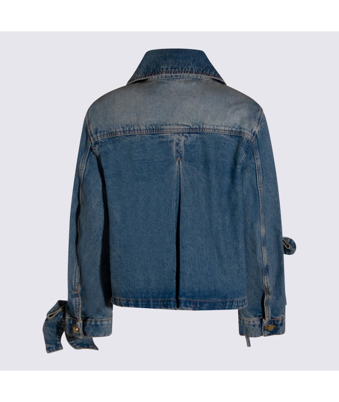GANNI Синяя деним куртка, фото 2