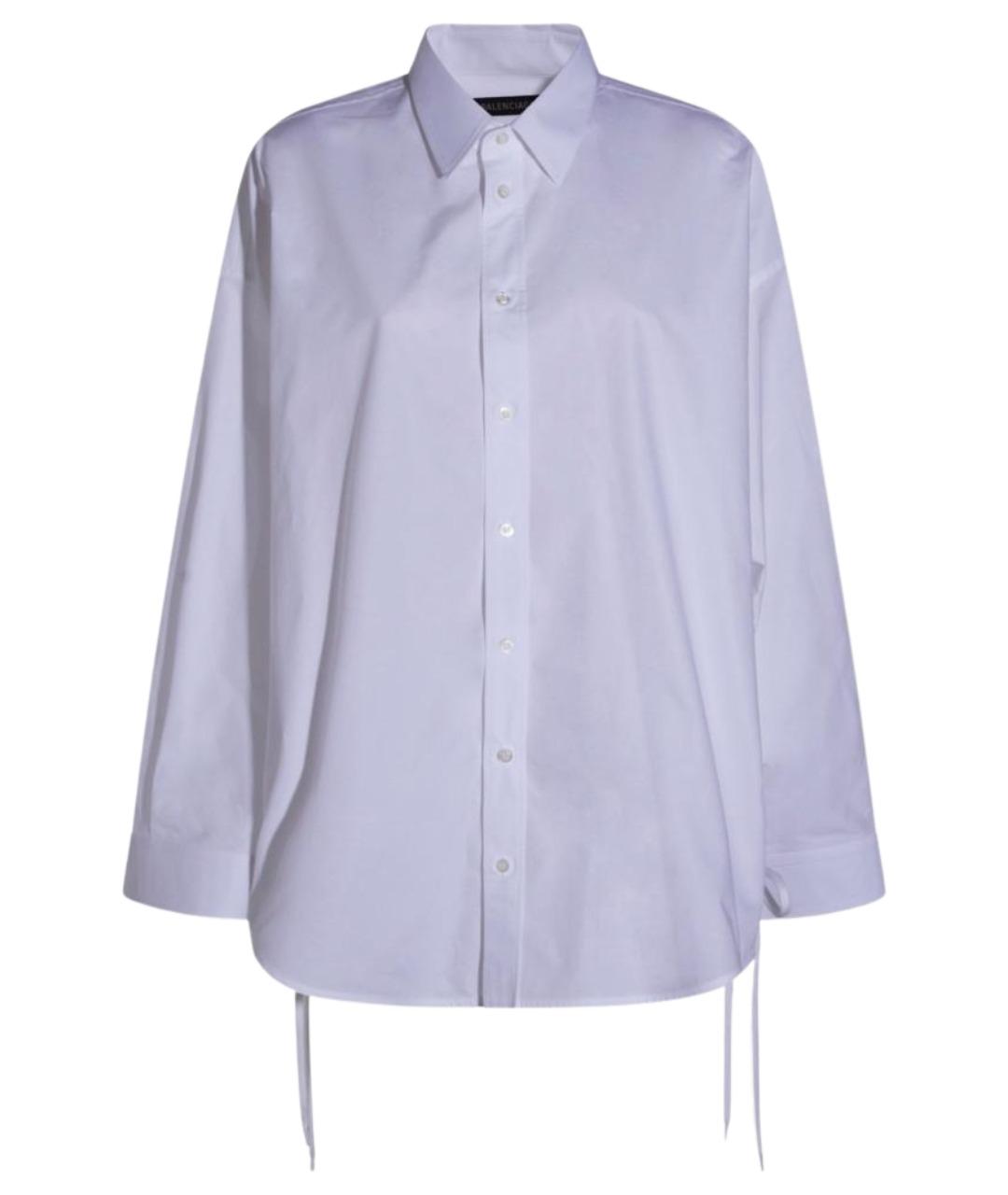 BALENCIAGA Белая хлопковая рубашка, фото 1