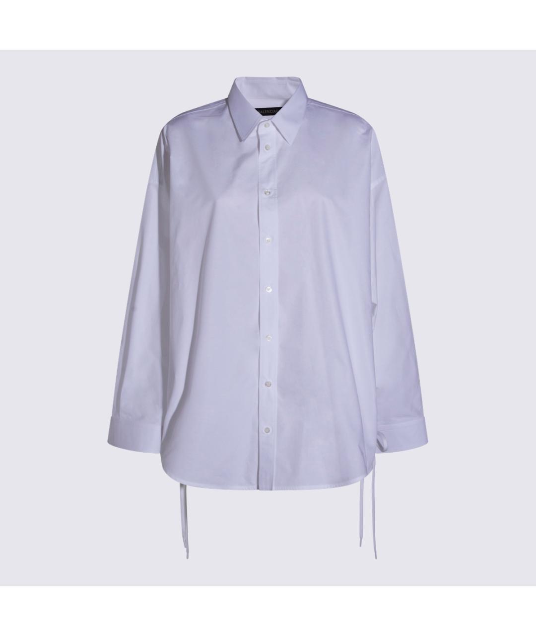 BALENCIAGA Белая хлопковая рубашка, фото 6