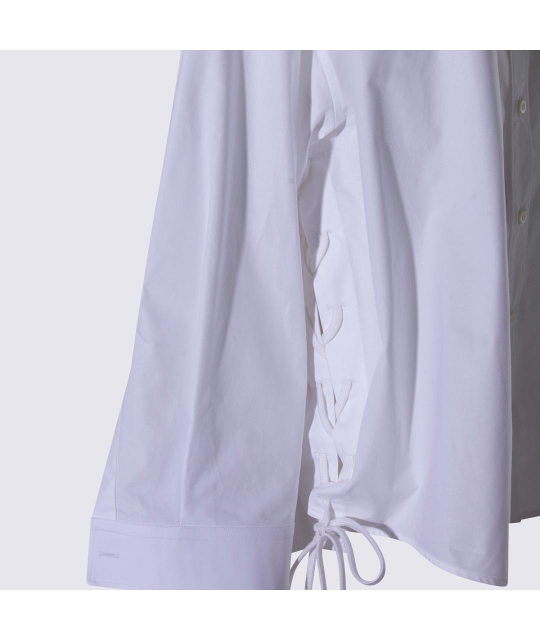 BALENCIAGA Белая хлопковая рубашка, фото 5