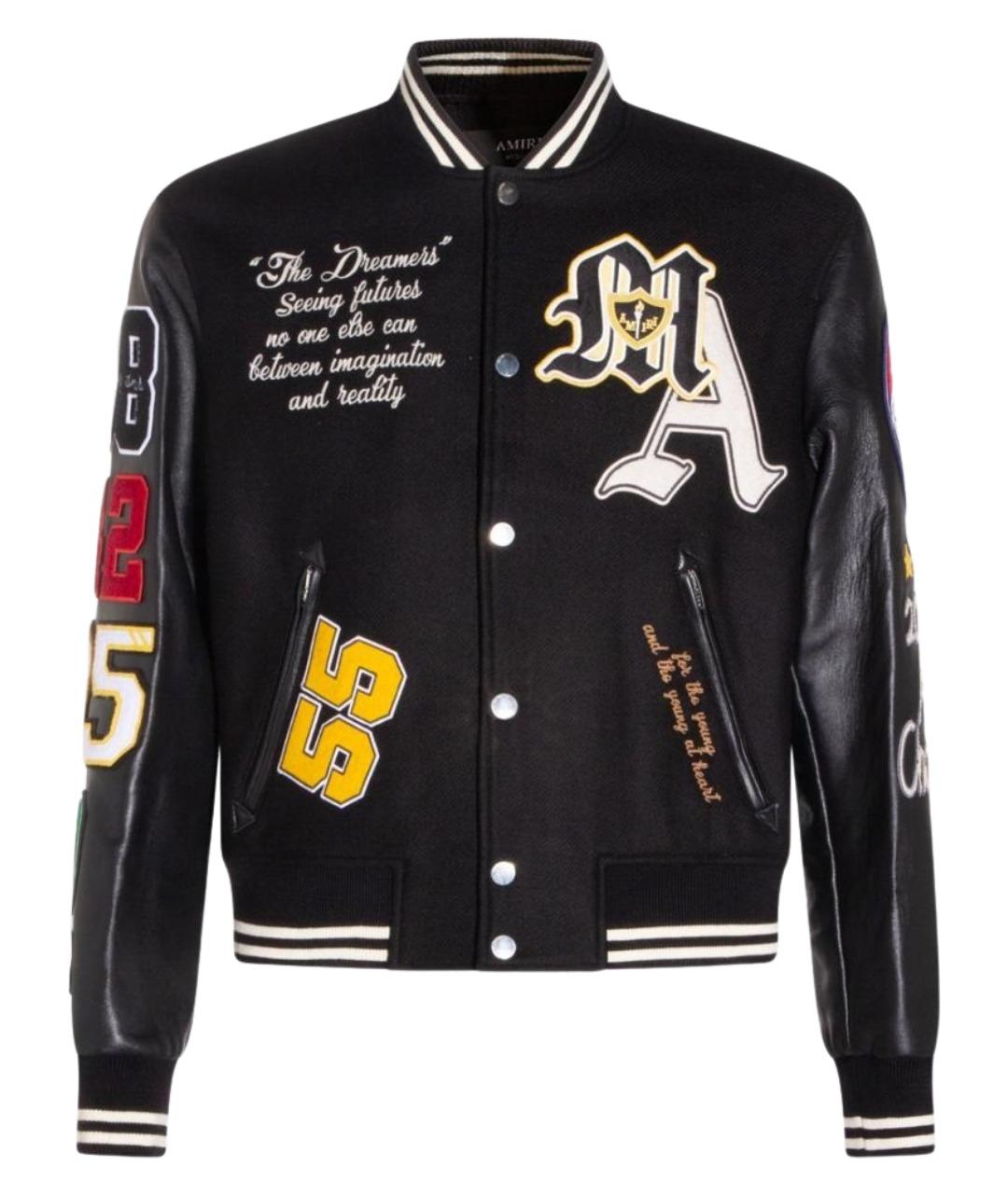 AMIRI Черная шерстяная куртка, фото 1