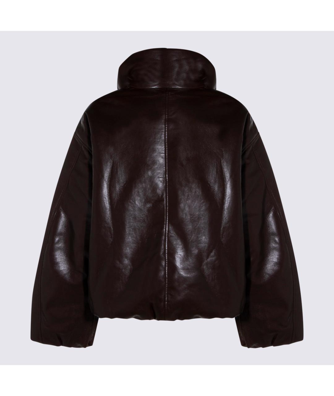ANINE BING Коричневая кожаная куртка, фото 2
