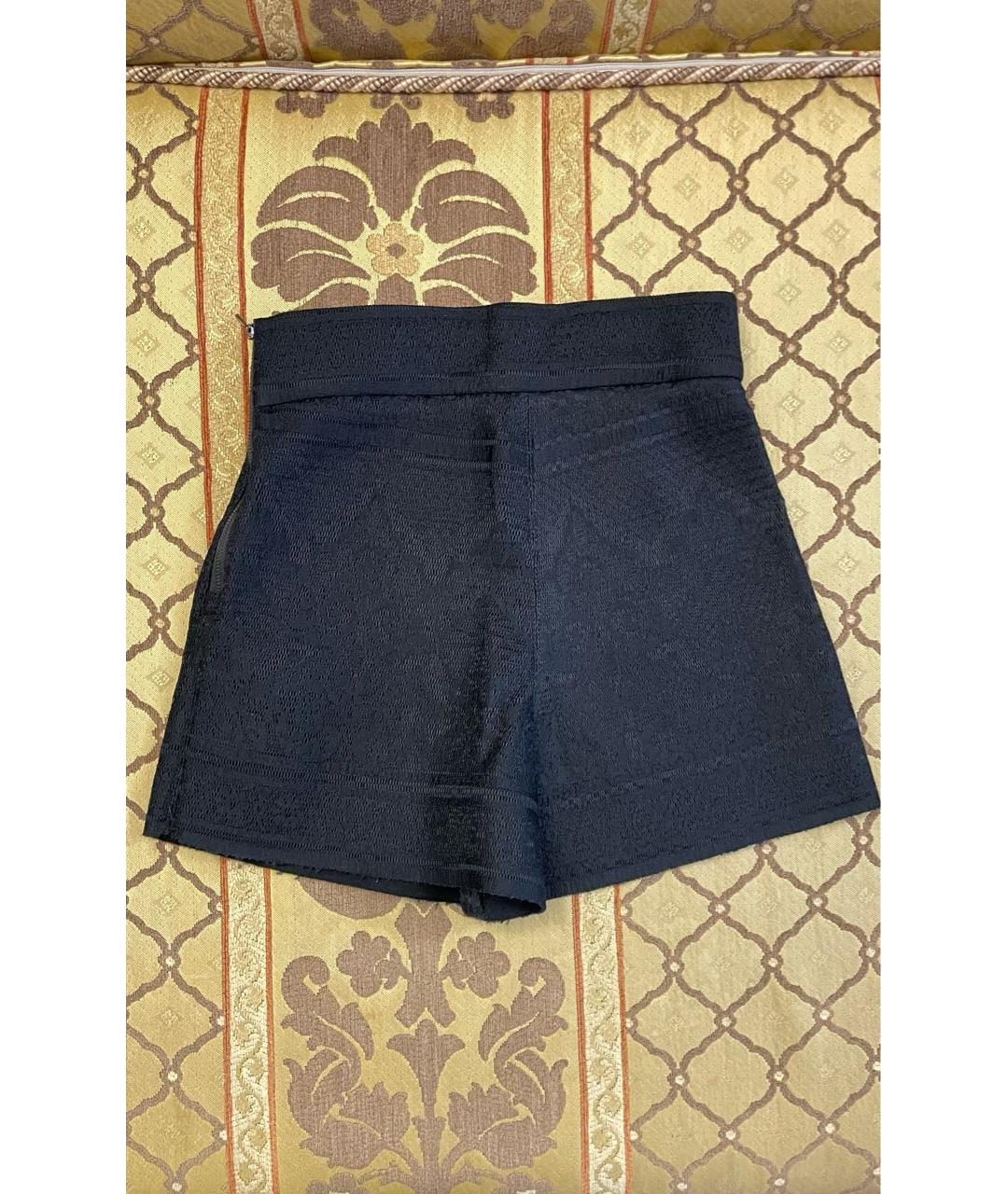 MAJE Черные полиэстеровые шорты, фото 2