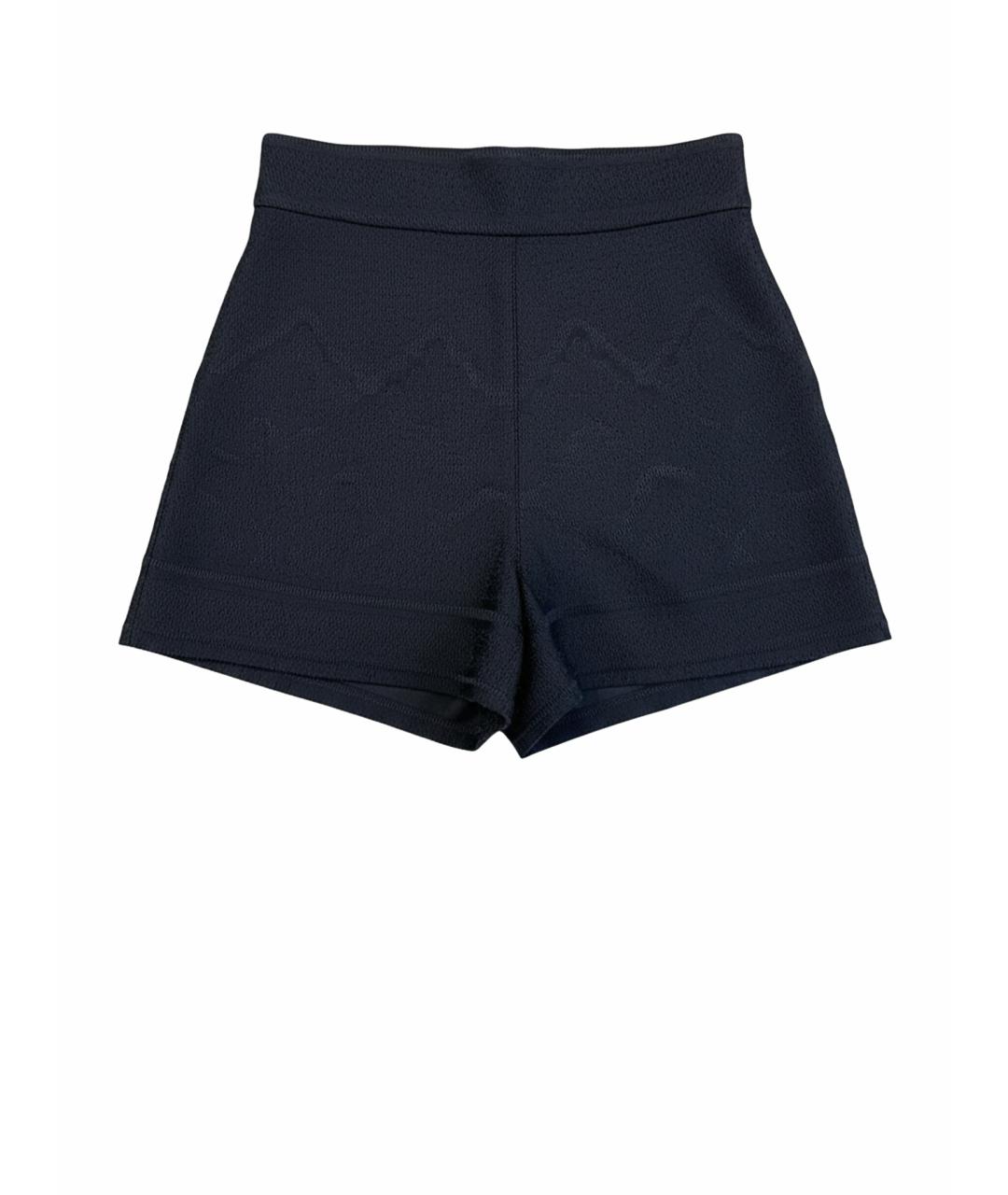 MAJE Черные полиэстеровые шорты, фото 1