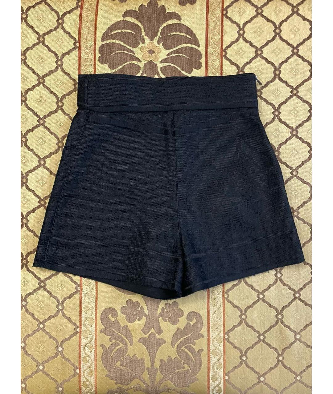 MAJE Черные полиэстеровые шорты, фото 9