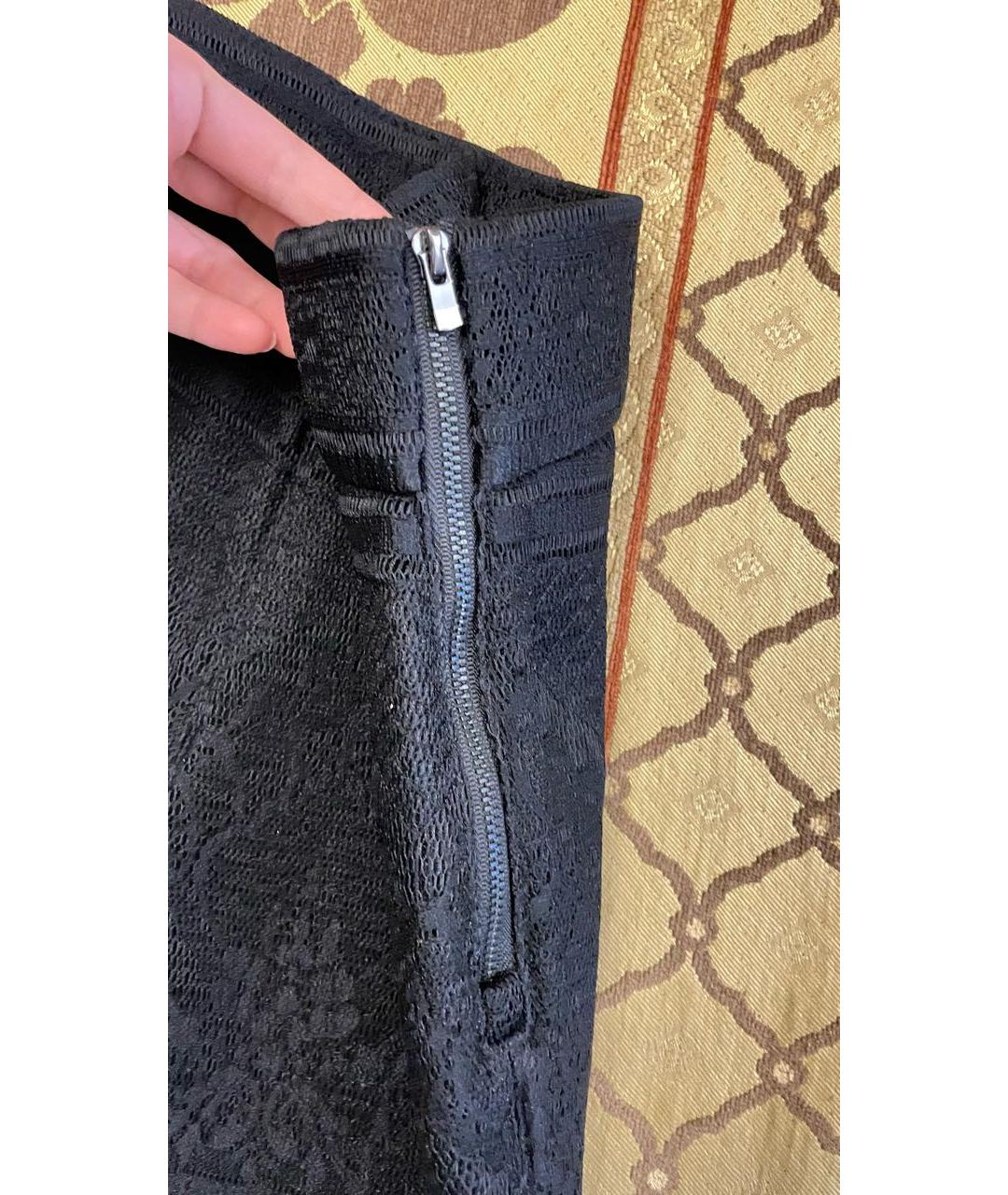 MAJE Черные полиэстеровые шорты, фото 4