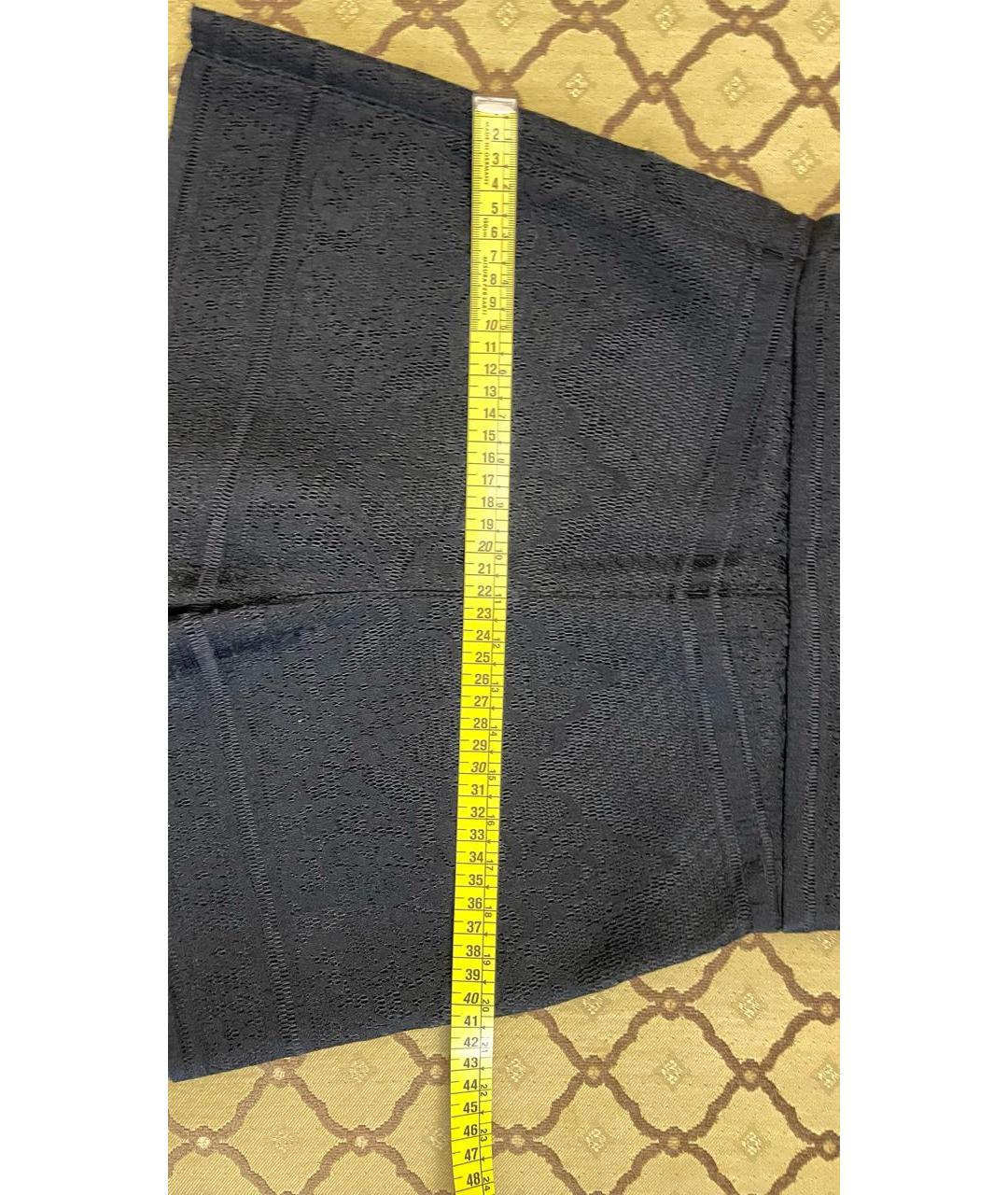 MAJE Черные полиэстеровые шорты, фото 6