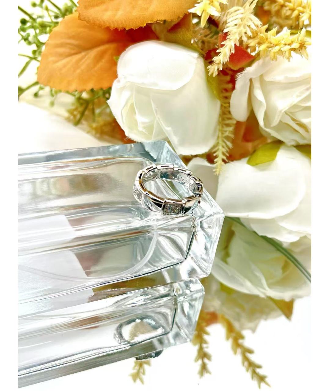 BVLGARI Серебряное кольцо из белого золота, фото 3