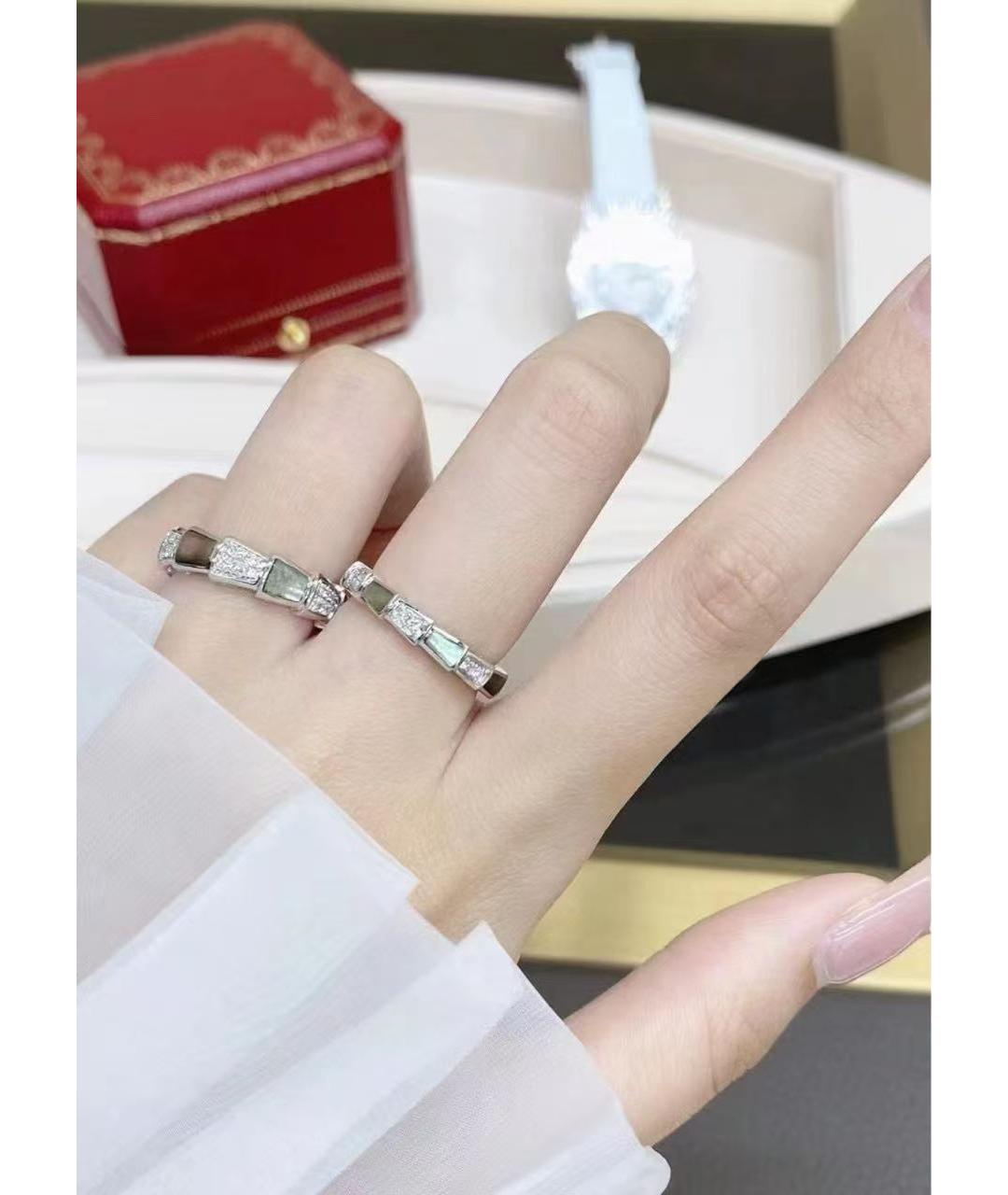 BVLGARI Серебряное кольцо из белого золота, фото 6