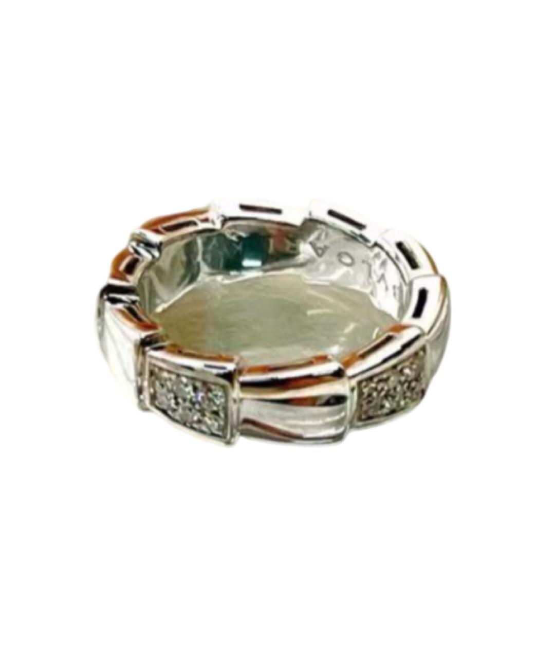 BVLGARI Серебряное кольцо из белого золота, фото 1