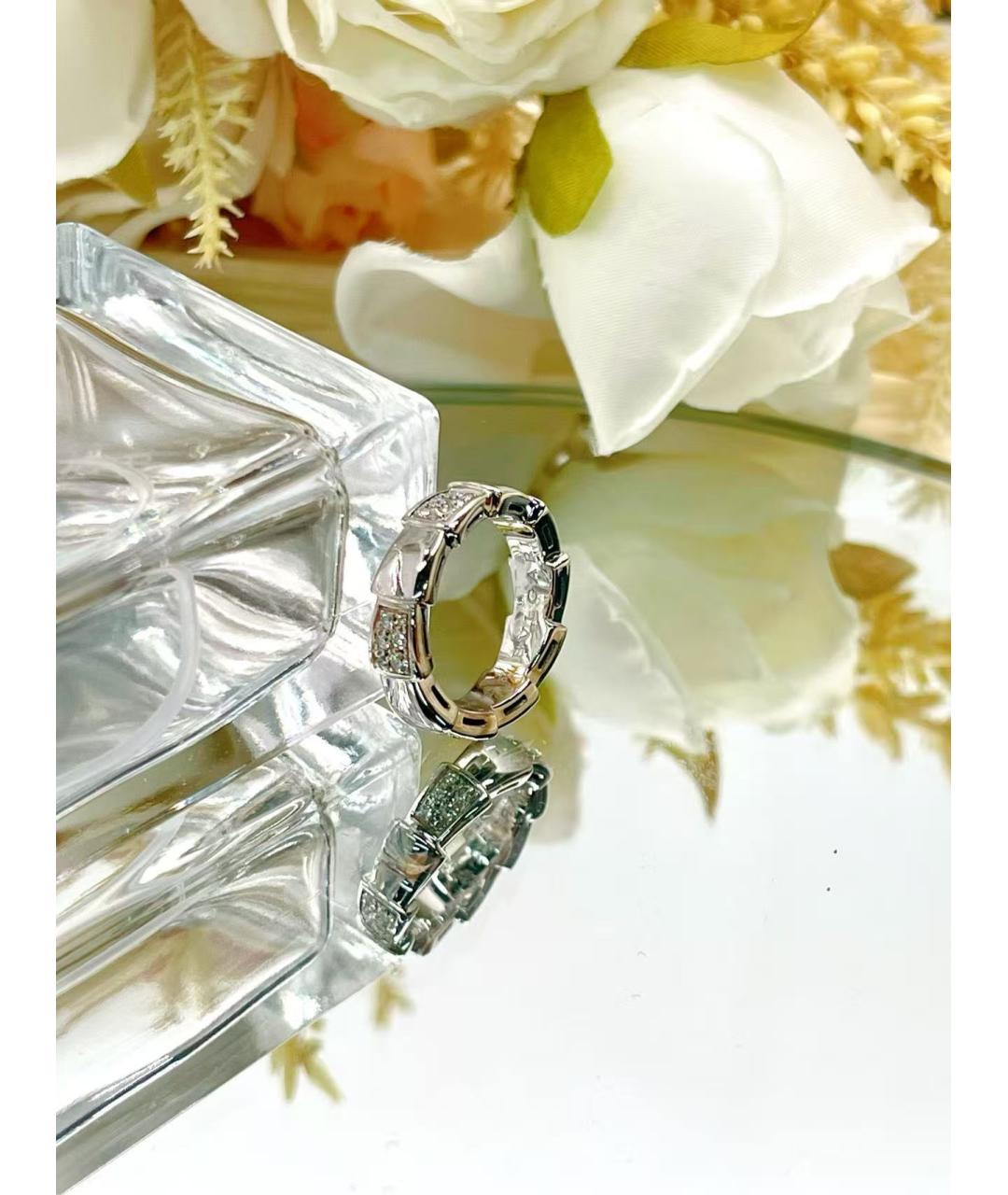 BVLGARI Серебряное кольцо из белого золота, фото 4