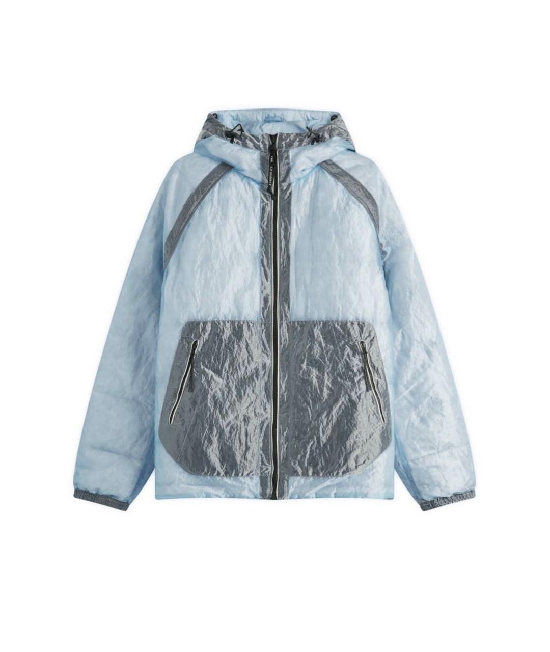 CP COMPANY Голубой полиамидовый пуховик, фото 7
