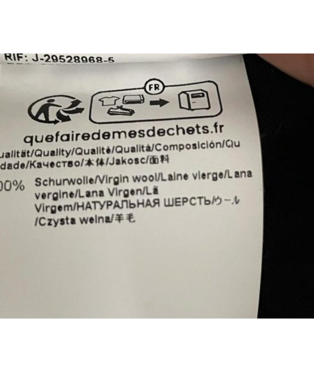 HUGO Черный шерстяной джемпер / свитер, фото 9