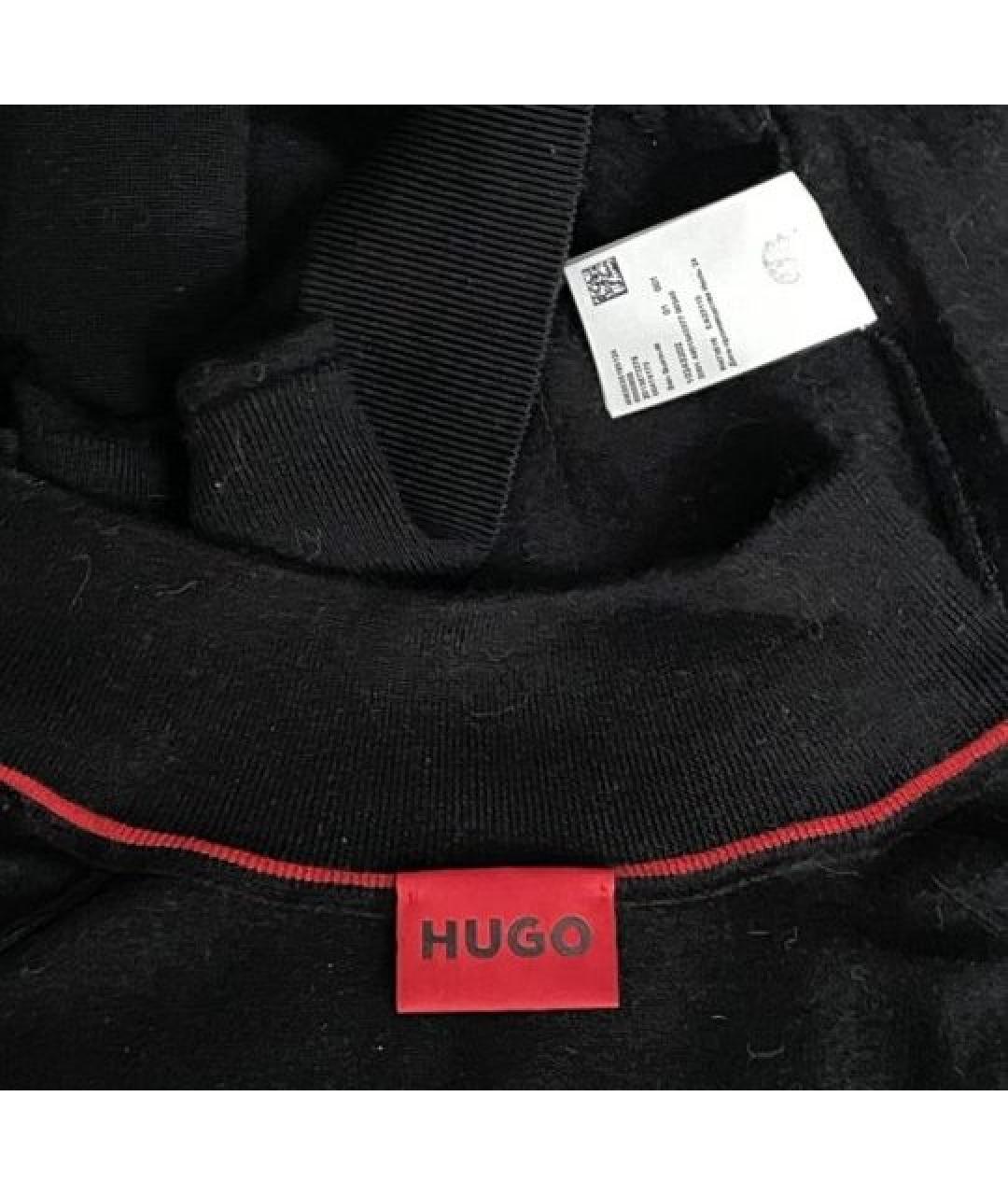 HUGO Черный шерстяной джемпер / свитер, фото 8