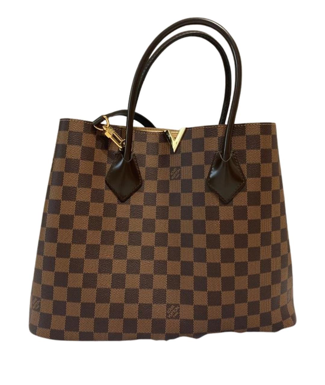 LOUIS VUITTON Коричневая сумка с короткими ручками, фото 1