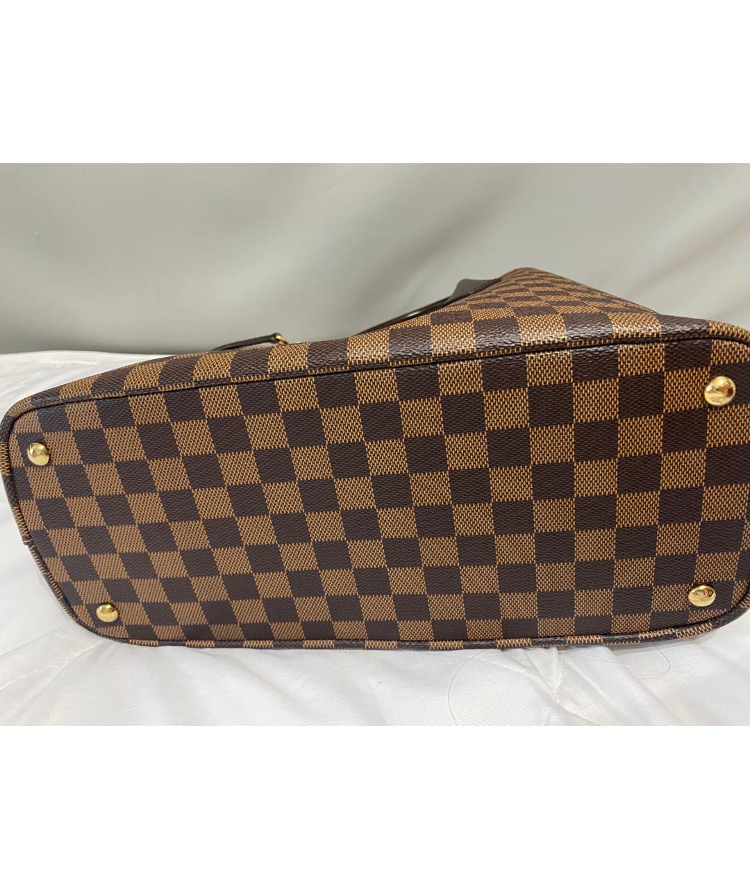 LOUIS VUITTON Коричневая сумка с короткими ручками, фото 6