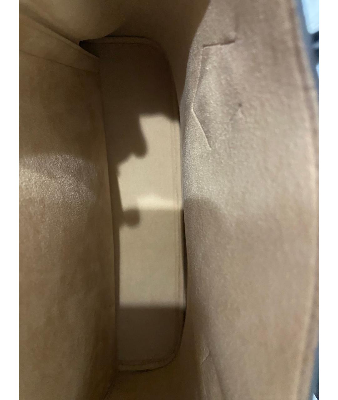 LOUIS VUITTON Коричневая сумка с короткими ручками, фото 5