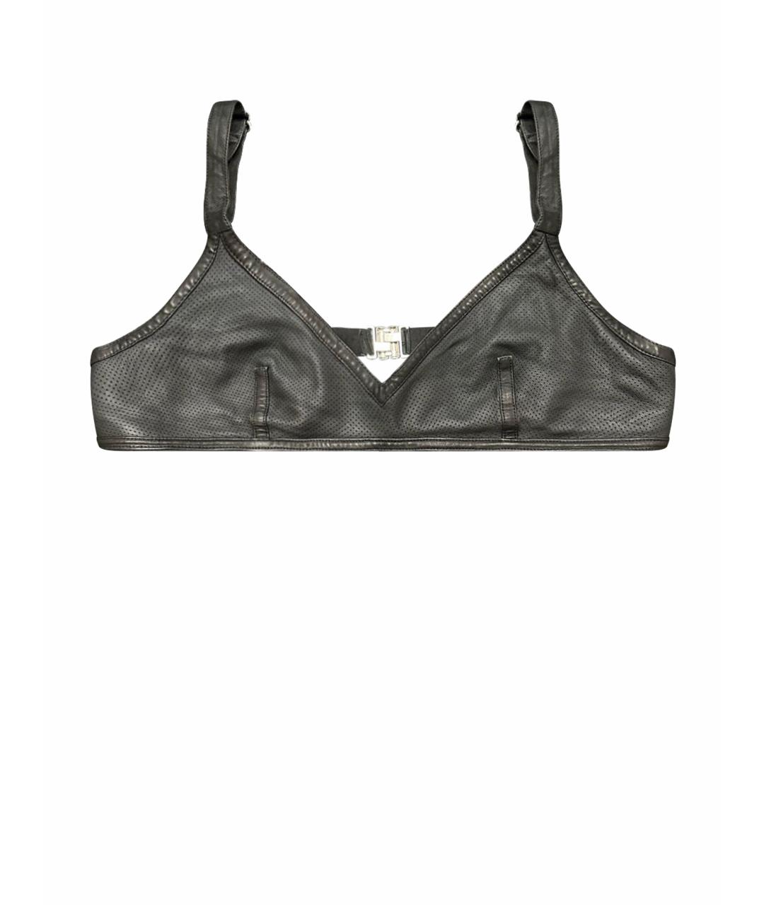 TOM FORD Черный кожаный корсет, фото 1