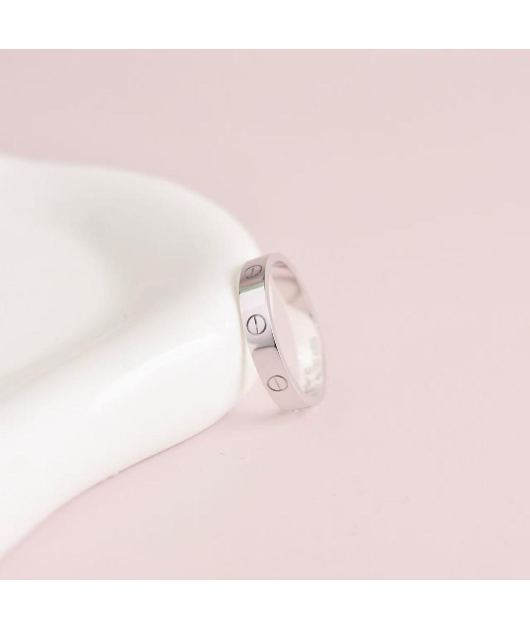 CARTIER Серебряное кольцо из белого золота, фото 5