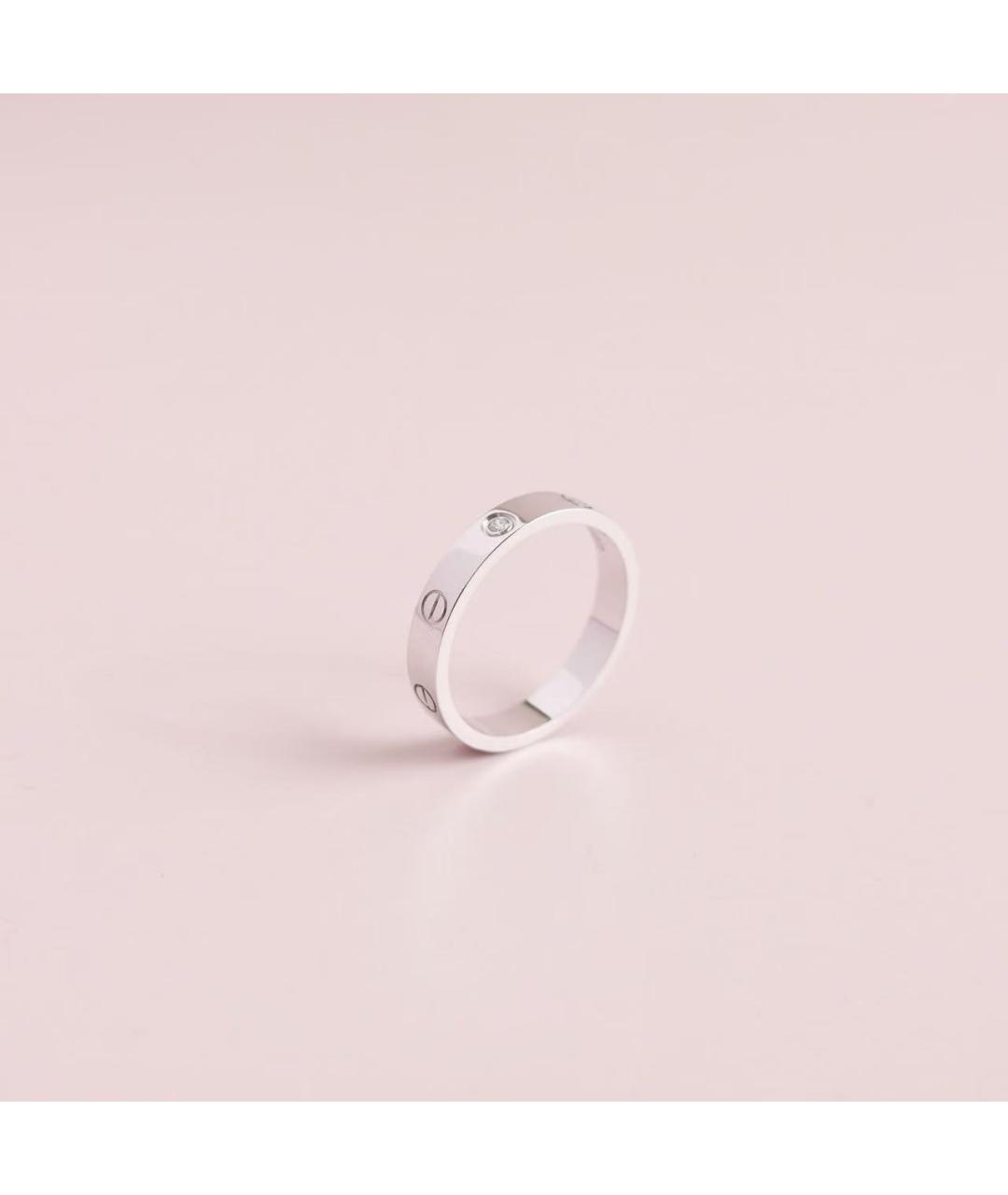 CARTIER Серебряное кольцо из белого золота, фото 3