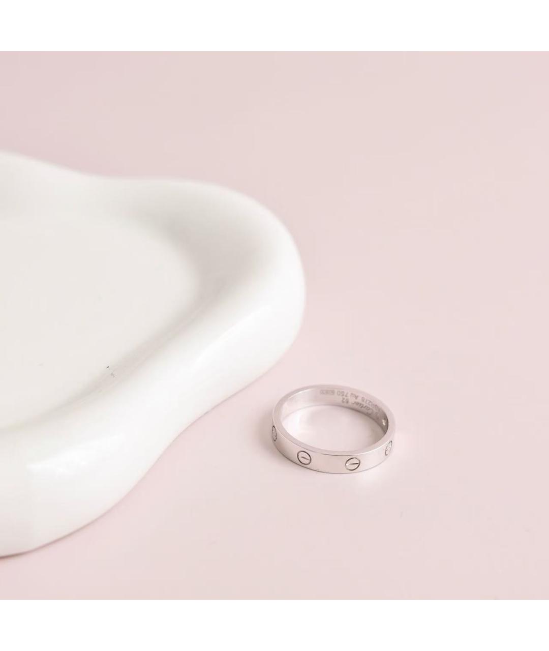 CARTIER Серебряное кольцо из белого золота, фото 4