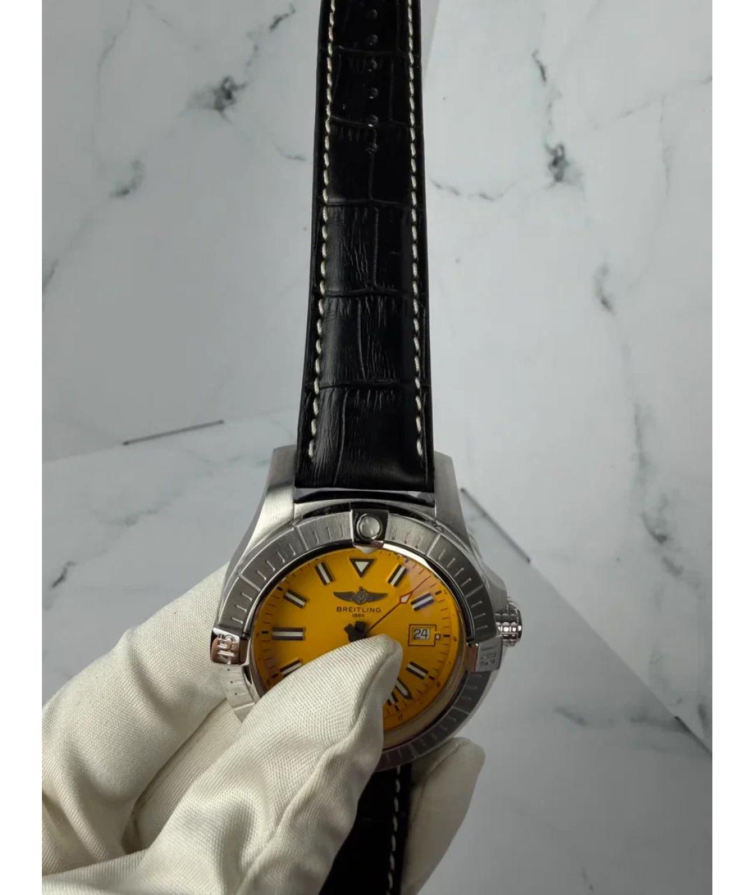 BREITLING Желтые металлические часы, фото 6