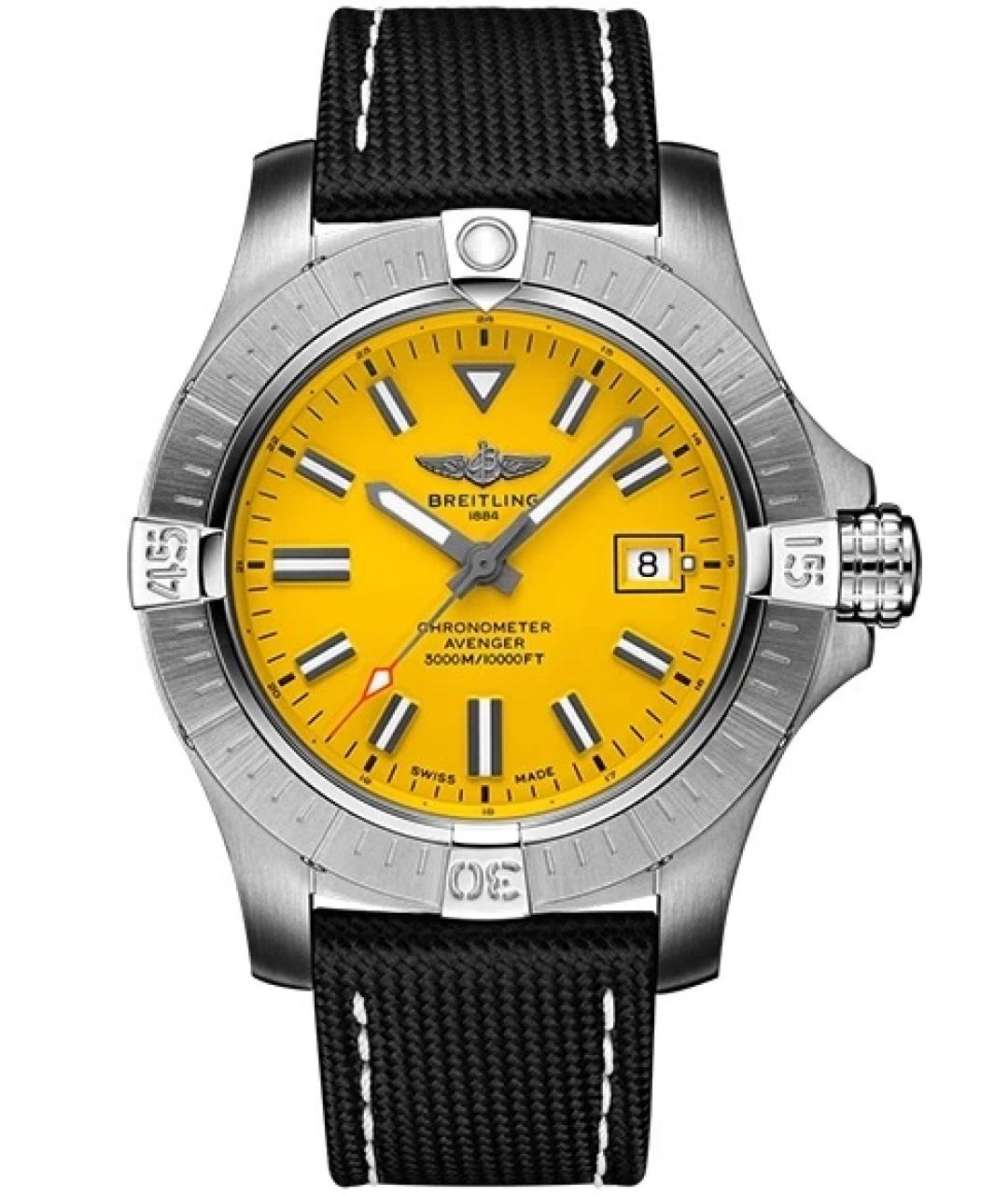 BREITLING Желтые металлические часы, фото 7