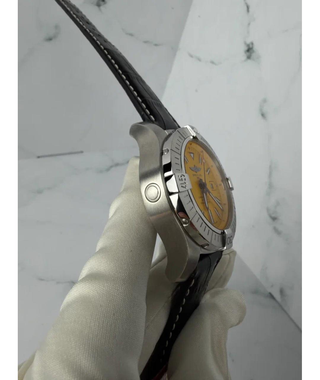 BREITLING Желтые металлические часы, фото 5