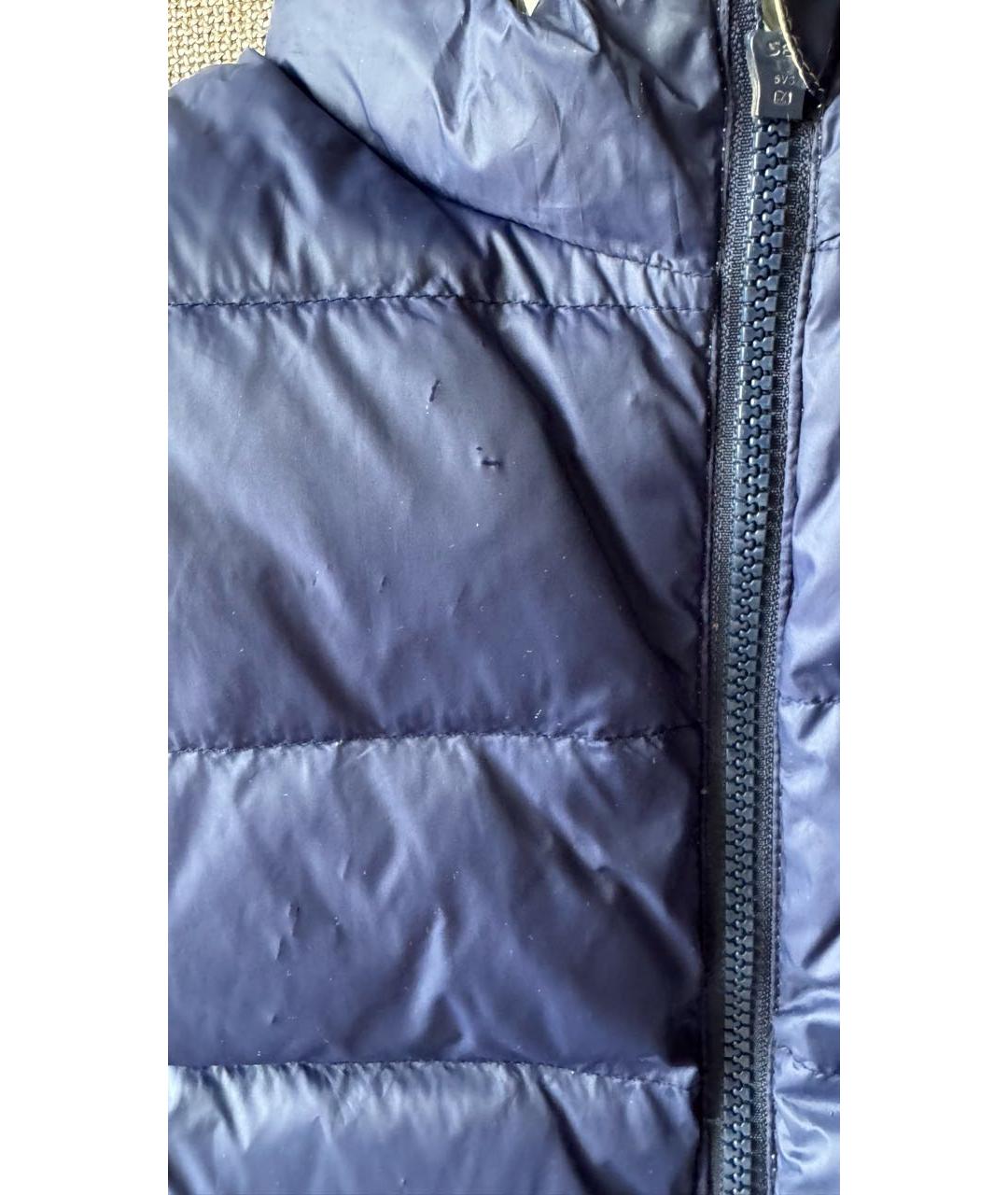 POLO RALPH LAUREN Серебрянный полиэстеровый жакет / жилет, фото 6