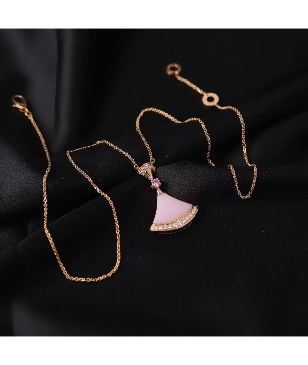 BVLGARI Золотое колье из розового золота, фото 2