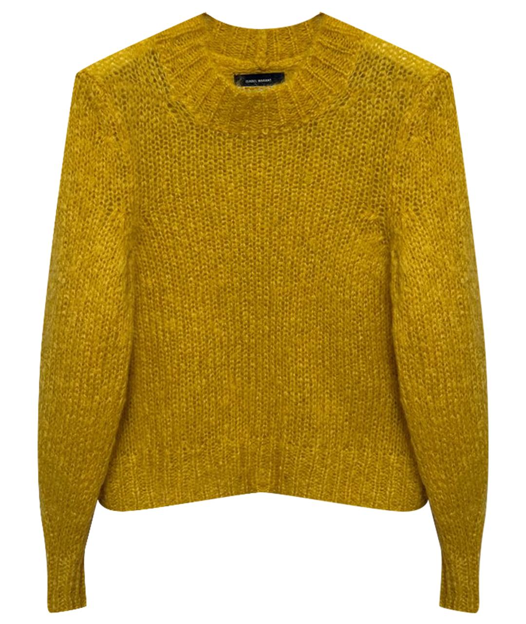 ISABEL MARANT Горчичный шерстяной джемпер / свитер, фото 1