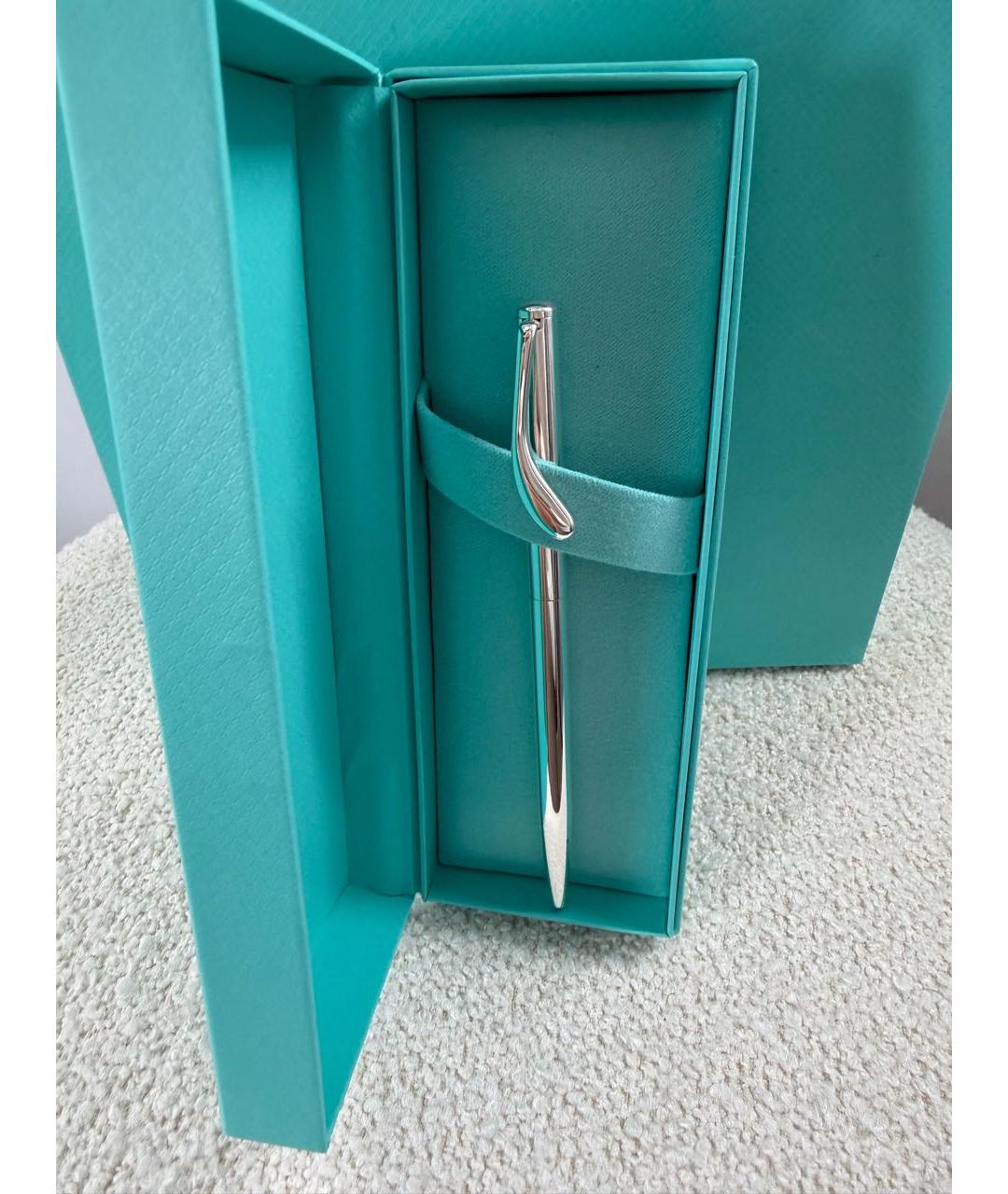 TIFFANY&CO Серебряная металлическая шариковая ручка, фото 2