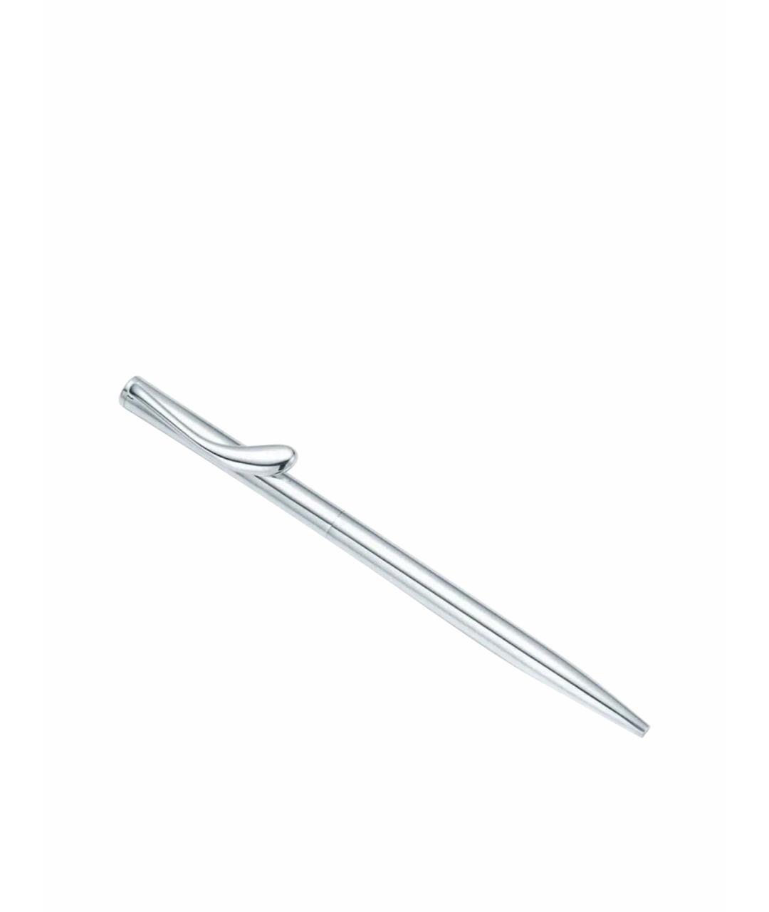 TIFFANY&CO Серебряная металлическая шариковая ручка, фото 7