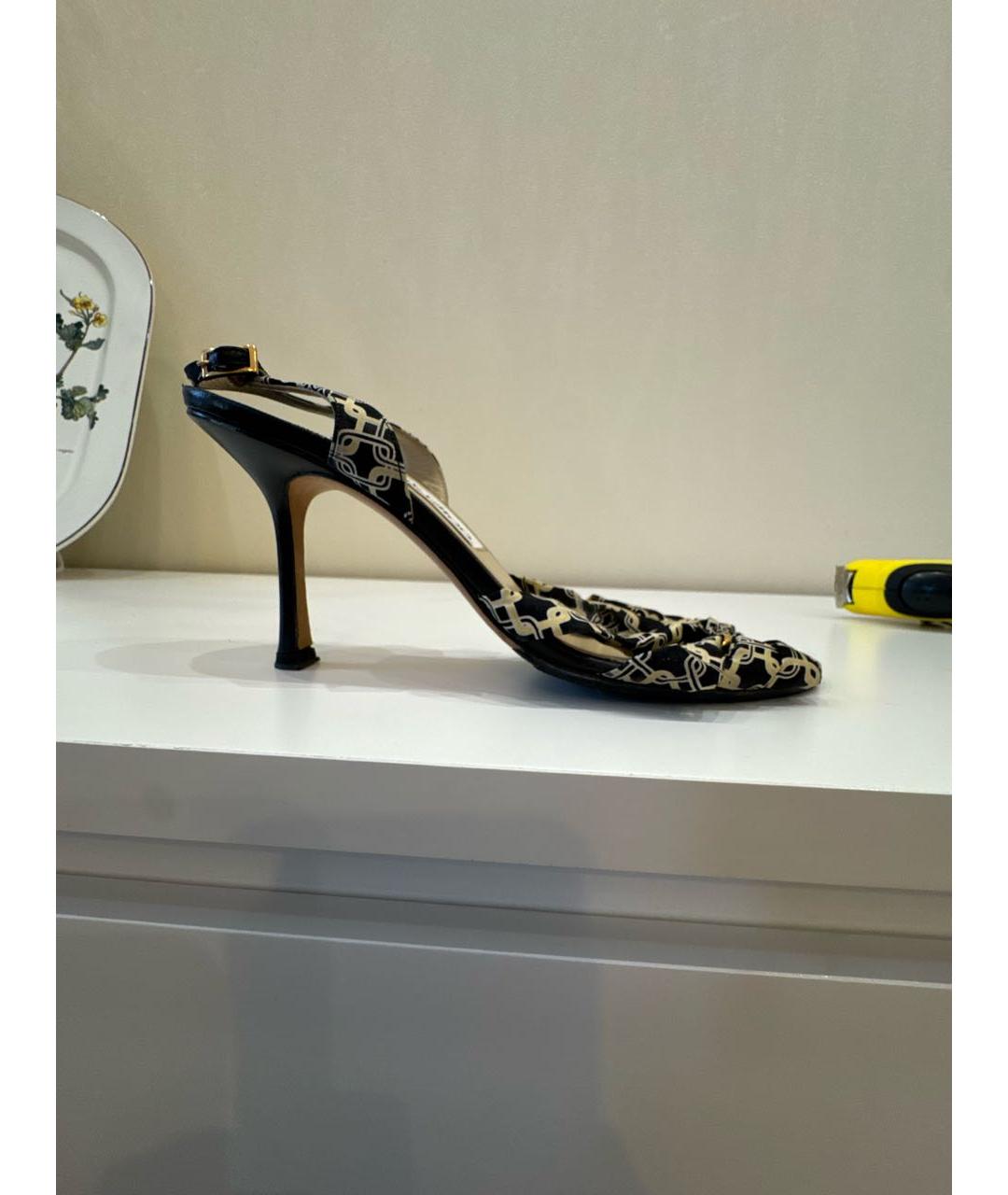 JIMMY CHOO Мульти текстильные босоножки, фото 8