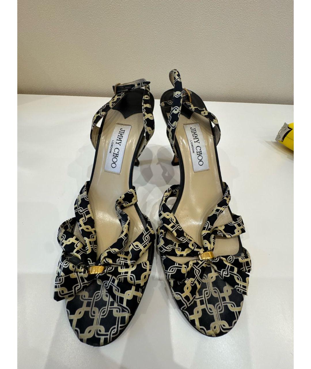 JIMMY CHOO Мульти текстильные босоножки, фото 2