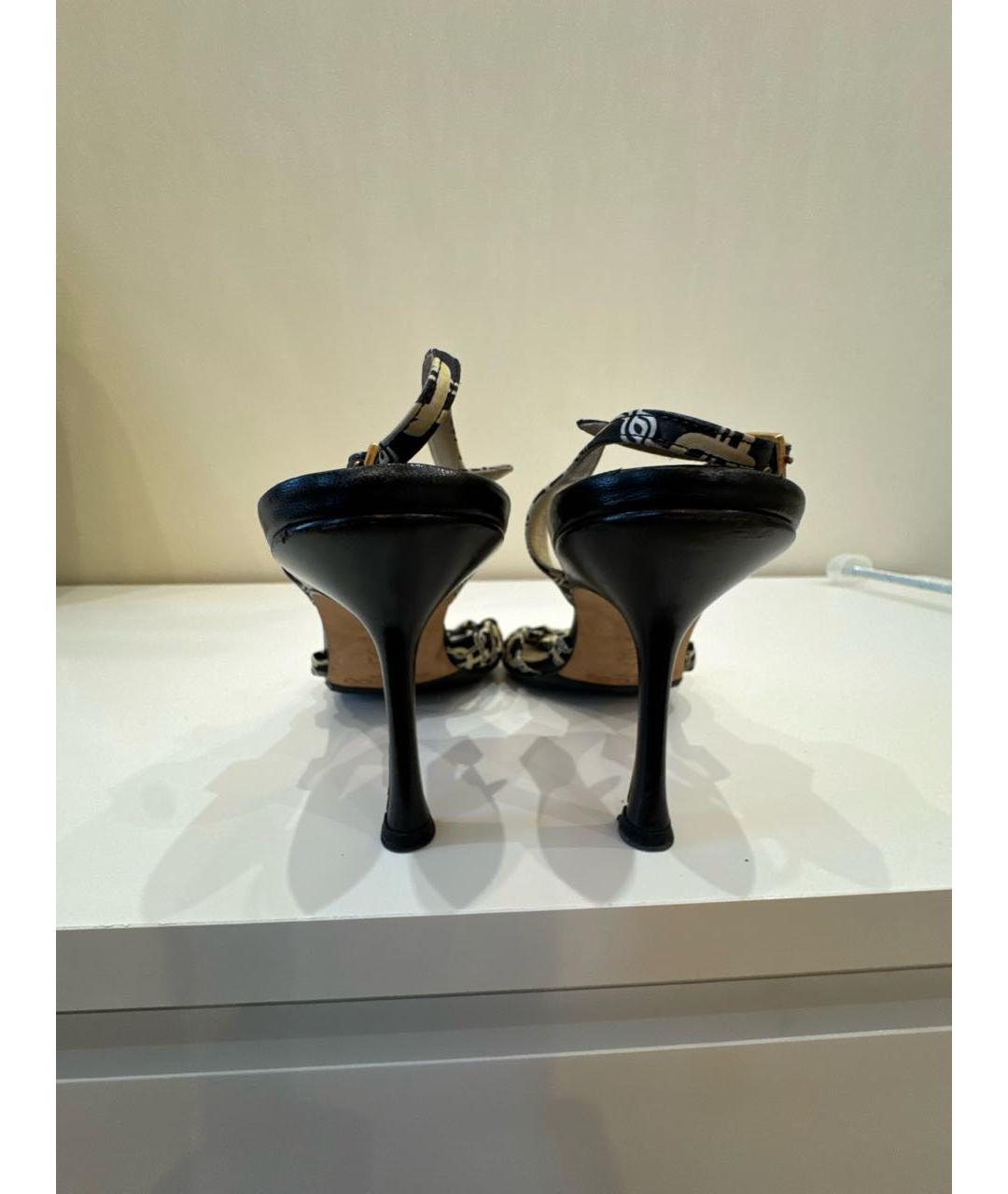 JIMMY CHOO Мульти текстильные босоножки, фото 4