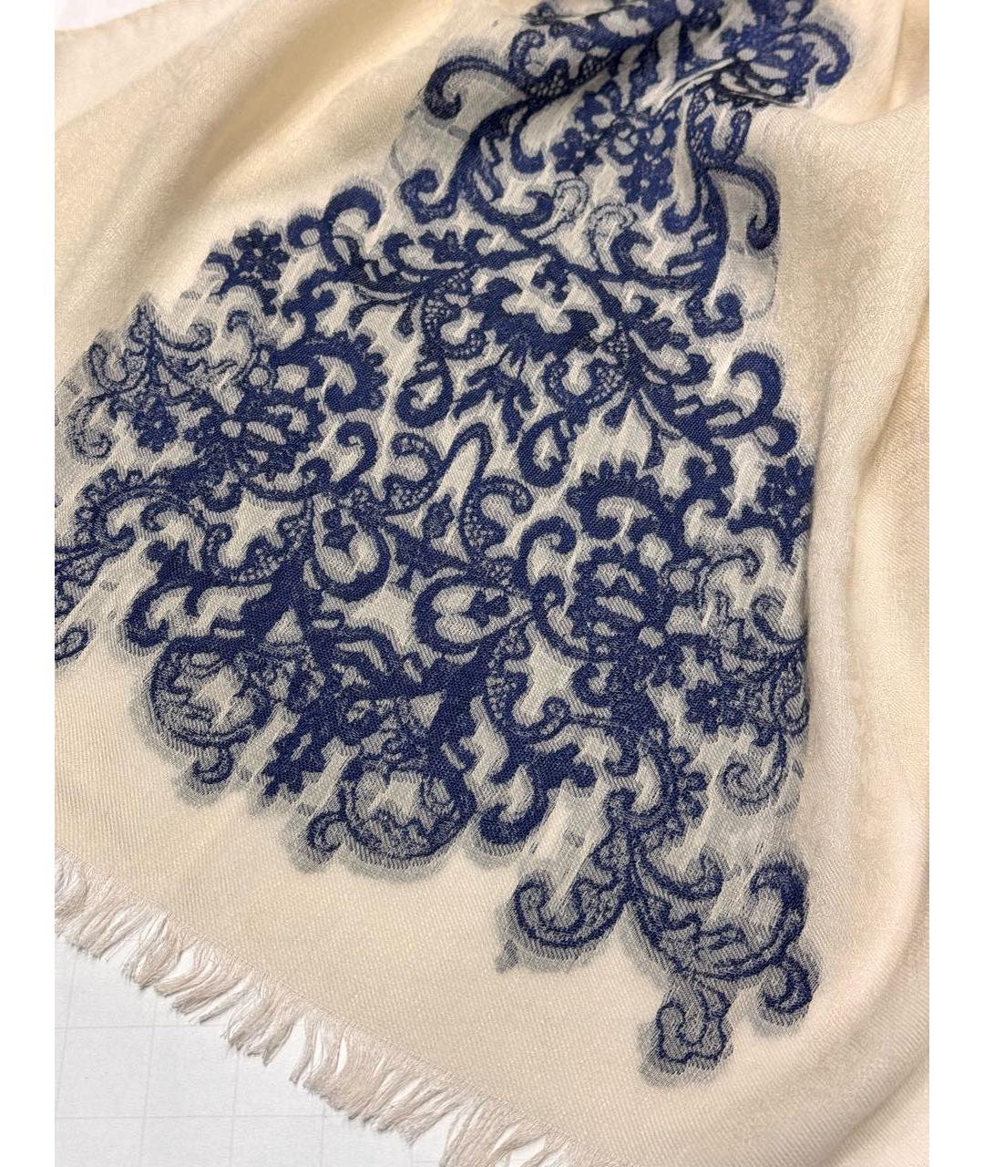 ALEXANDER MCQUEEN Бежевый платок, фото 2