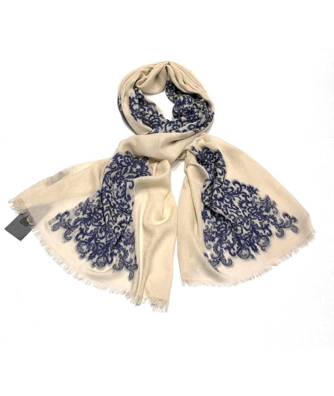 ALEXANDER MCQUEEN Бежевый платок, фото 1