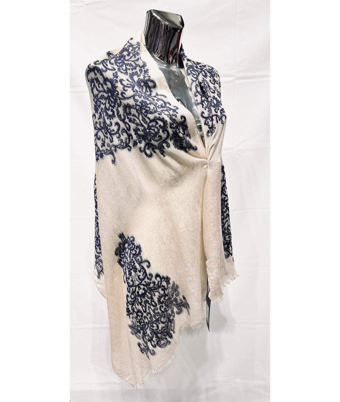 ALEXANDER MCQUEEN Бежевый платок, фото 8